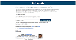 Desktop Screenshot of perlweekly.com